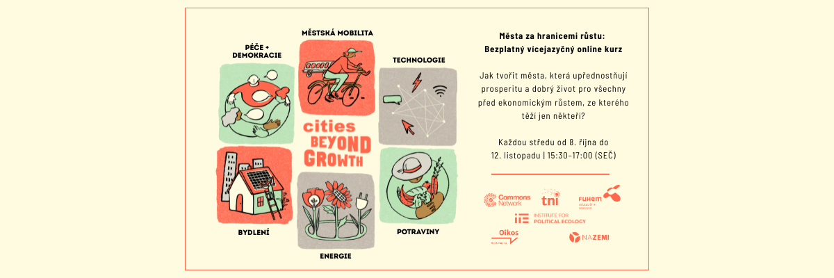 Volně přístupný vícejazyčný šestitýdenní online kurz Města za hranicemi růstu